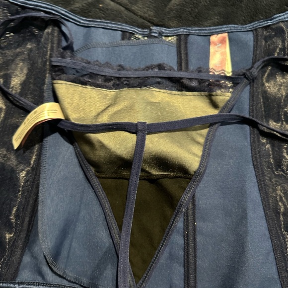 NWT AdoreMe Starry Night Corset Top and Thong XL - Picture 7 of 7